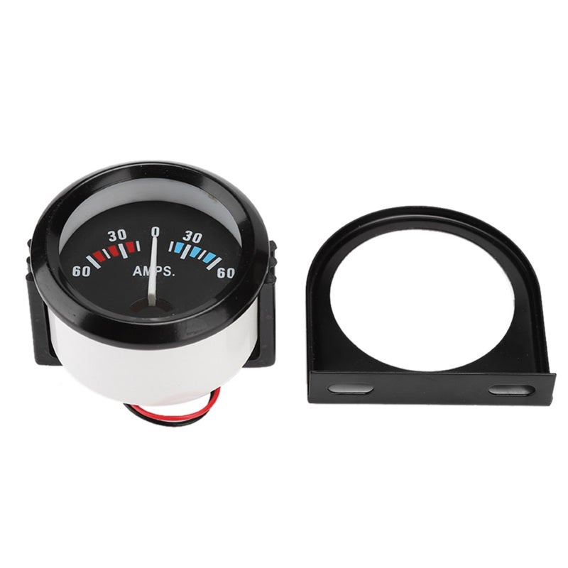 Car Ammeter 60-0-60A Pointer Gauge - Back Light Car Ammeter Voltmeter for Night Driving Installation - Image 2