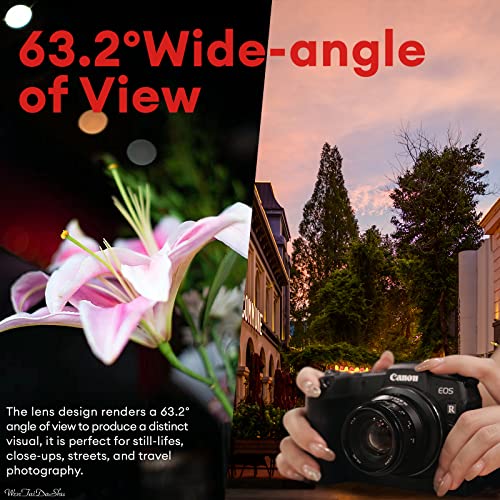 PERGEAR 35mm F1.4 Full-Frame Manual Focus Lens, Compatible with Sony E-Mount Cameras A7 A7II A7III A7R A7RII A7RIII A7RIV A7S A7SII A7SIII A9 A7C A6400 A6000 A6600 A6100 A6500 A6300 (Black) - Image 5
