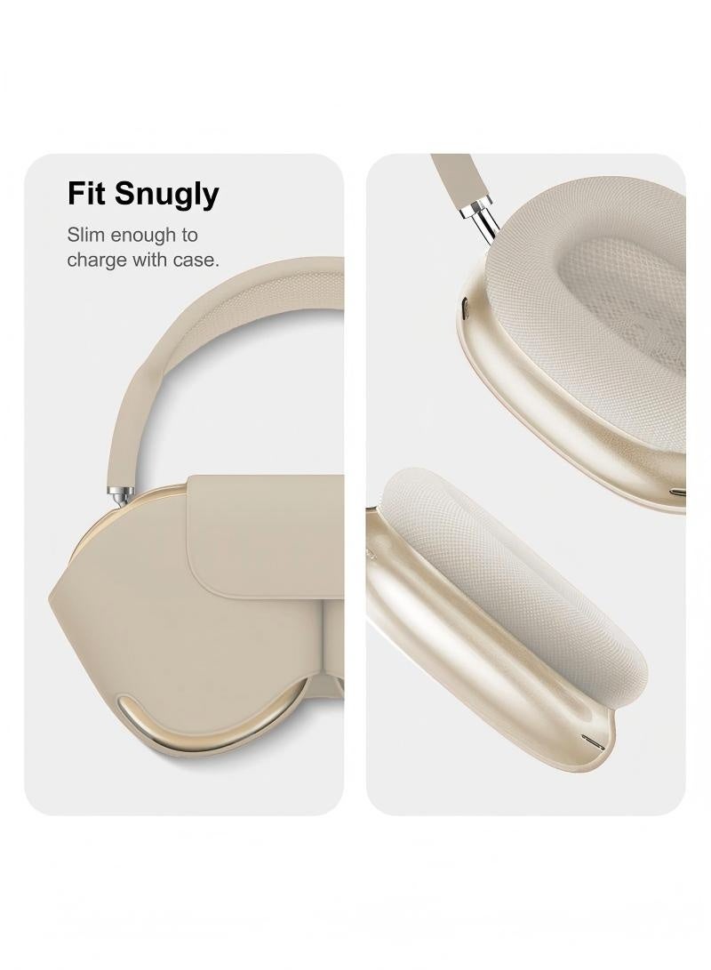 XQCK Silicone Headphone Case ,Pertain For AirPods Max Headphones, Anti Scratch，Sweat Proof,3 in 1 Ear Pad Covers/Ear Cups Cover/Headband Cover - Image 5