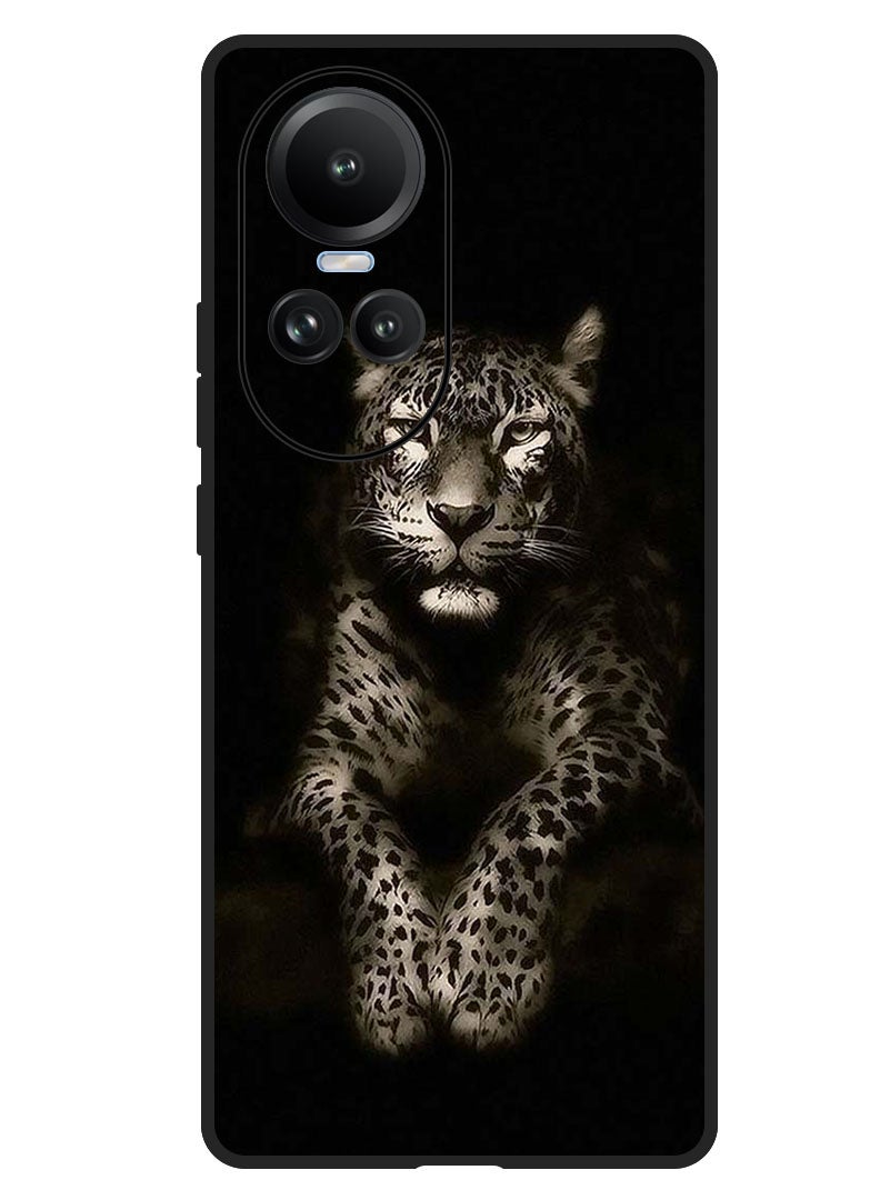 Theodor Protective Case Anti Scratch Shock Proof Bumper Cover For Oppo Reno 10/10 Pro Leopard - Image 1