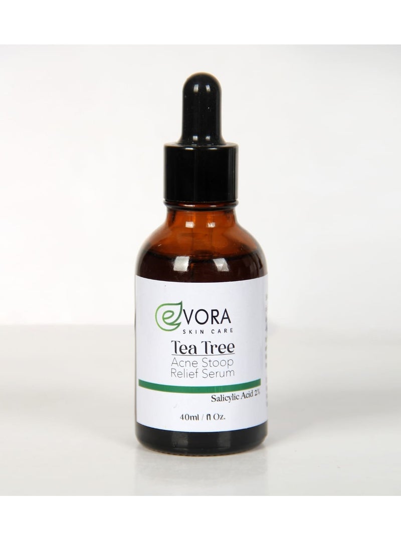 إيفورا سيروم سيليساليك مع زيت شجرة الشاي من ايفورا مناسب للبشرة المعرضة لحب الشباب - الحجم ٤٠ مل - Image 1