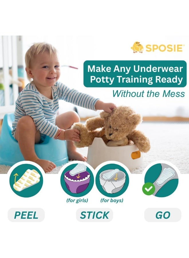 Select Kids Sposie Dribbles, 28 Count - Potty Training Underwear Liners - Image 2