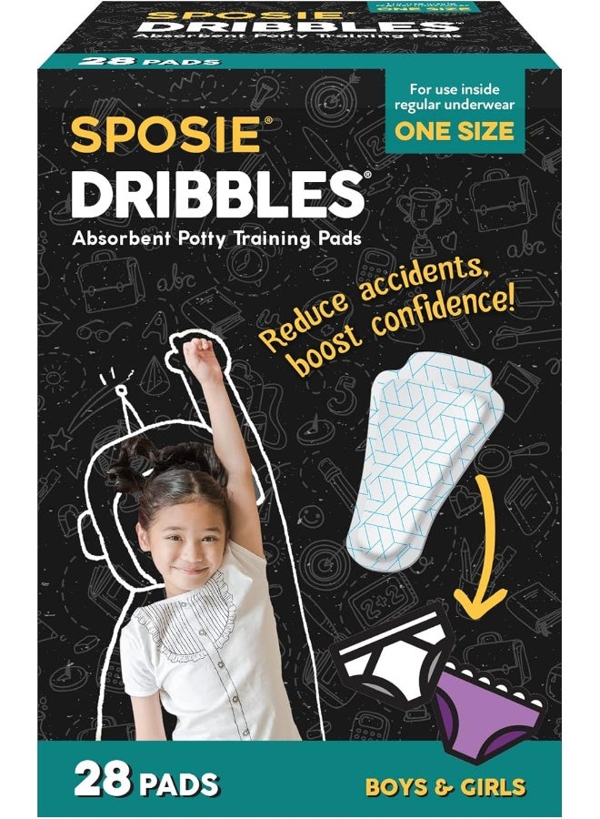 Select Kids Sposie Dribbles, 28 Count - Potty Training Underwear Liners - Image 1