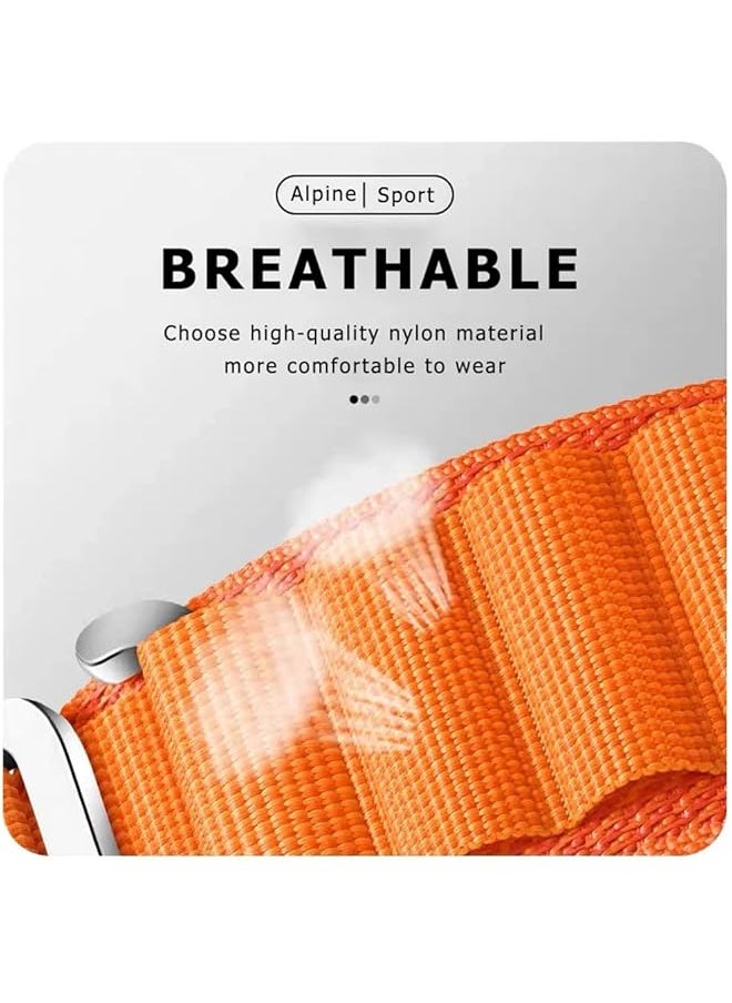 erorex - Nylon Watch Band Compatible With Samsung Watch 5 Pro 45Mm Galaxy Watch 5 40Mm 44Mm Galaxy Watch 4 40Mm 44Mm Watch 4 Classic 42Mm 46Mm Bands Alpine Loop Woven Sport Strap For Men Women - Image 1