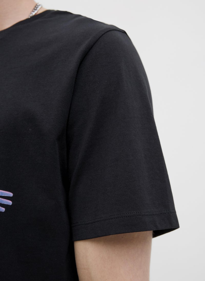 JACK & JONES Graphic Crew Neck Regular Fit T-Shirt - Image 5