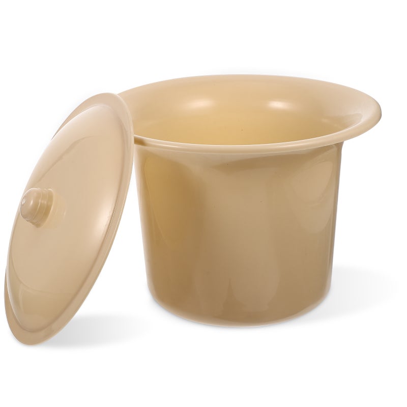 Household Urinal Thick Chamber Pot Multi-function Urinal Pot Kids Spittoon with Lid - Image 1