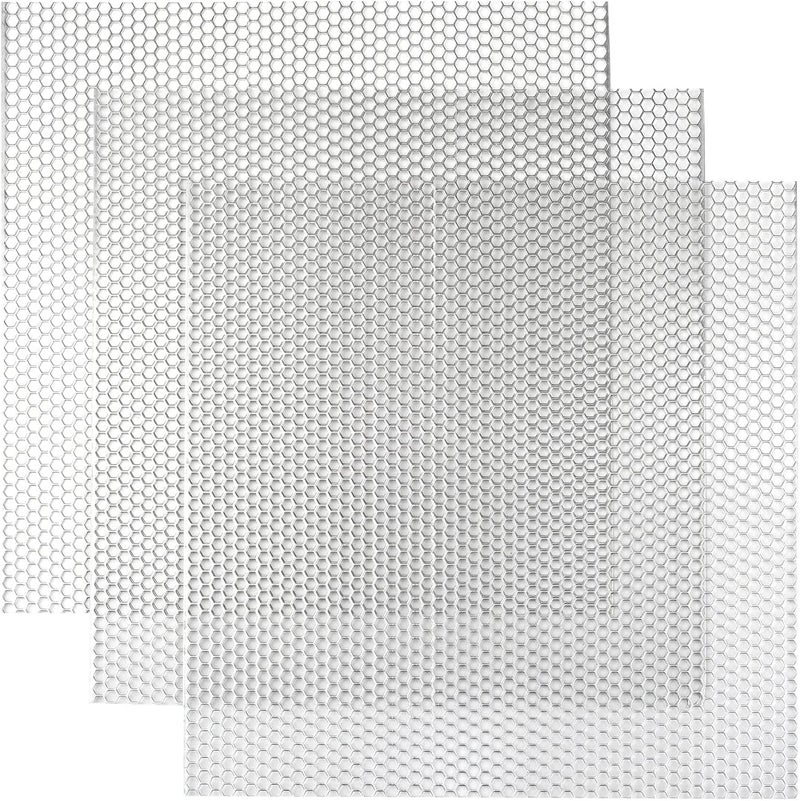 AggAuto 40"x13" Car Grill Mesh - Black Aluminum Alloy Rhombic Hole Bumper Grille Insert, Universal Fit - Image 1