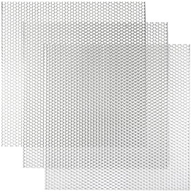 AggAuto 40"x13" Car Grill Mesh - Black Aluminum Alloy Rhombic Hole Bumper Grille Insert, Universal Fit - Image 3