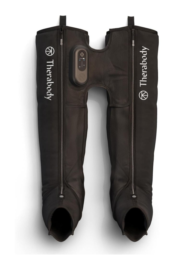 Therabody Therabody JetBoots Prime Ultra-Portable, Wireless Compression Boots for Easy Leg Muscle Recovery - Calf, Leg & Thigh Compression Sleeve with Customizable Treatments (Medium)  - Image 1