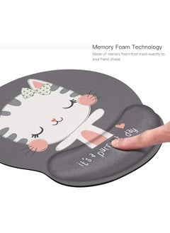 Ergonomic Mouse Pad Mousepad With Wrist Rest Cat Non Slip Memory Foam Wrist Rest Pad For Home Office Gaming Working Computers Laptop Easy Typing Pain Relief Memory Foam Rebound - pzsku/ZCA017A42990802598266Z/45/_/1740915729/4829fb3b-8f97-45dd-bbfb-82189ac2a599