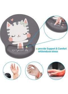 Ergonomic Mouse Pad Mousepad With Wrist Rest Cat Non Slip Memory Foam Wrist Rest Pad For Home Office Gaming Working Computers Laptop Easy Typing Pain Relief Memory Foam Rebound - pzsku/ZCA017A42990802598266Z/45/_/1740915772/09ce91e5-23c6-40a7-b5e0-cf06e11223e6