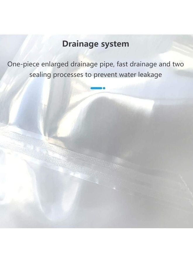 Generic Waterproof Air Conditioner Cleaning Cover Clear-Waterproof Cleaning Cover Dust Washing Clean Protector Bib Bag wall mounted Air Conditioner Wash Hood Split Air Conditioning System Cleaning Tools - Image 4