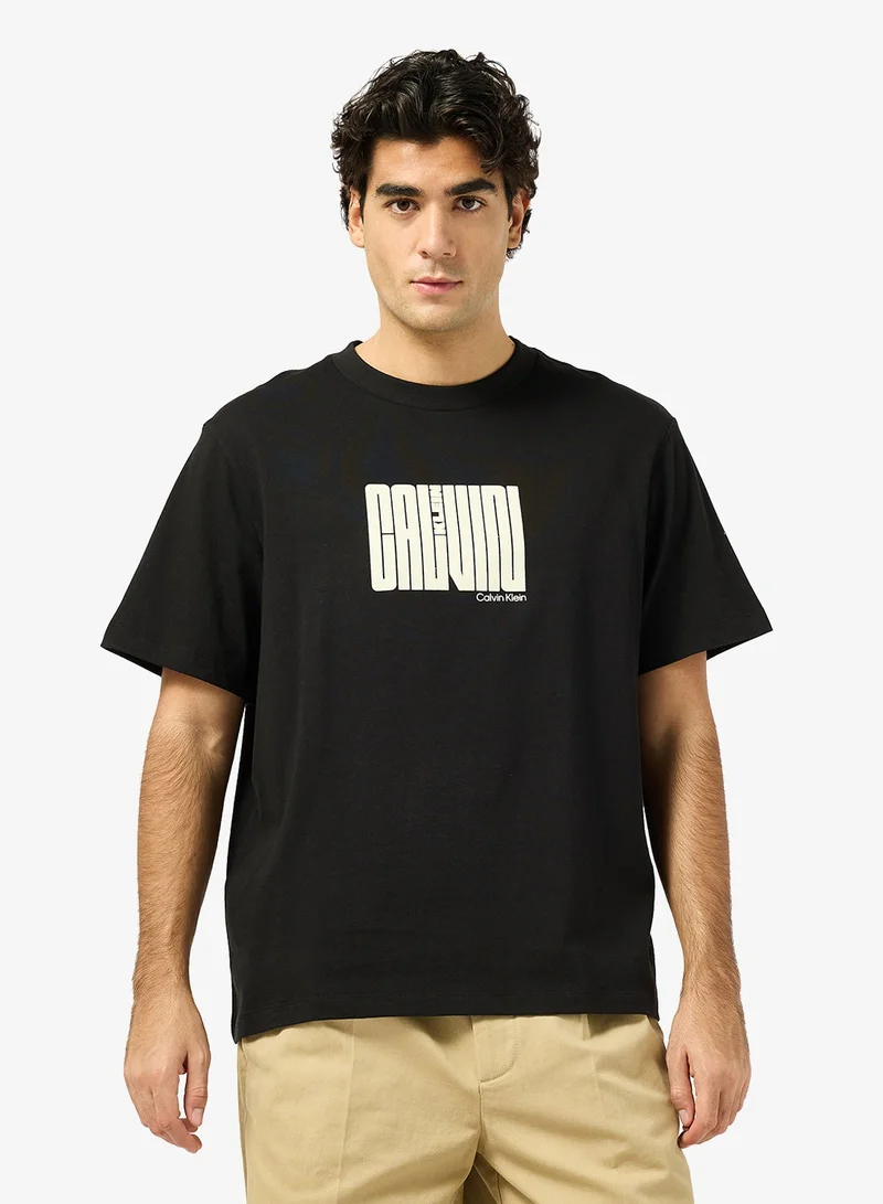 Graphic Crew Neck T-Shirt