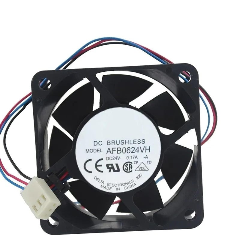 AFB0624VH مروحة تبريد العاكس 24 فولت 60 ملم 0.15 أمبير 6 سم 6025 - Image 2