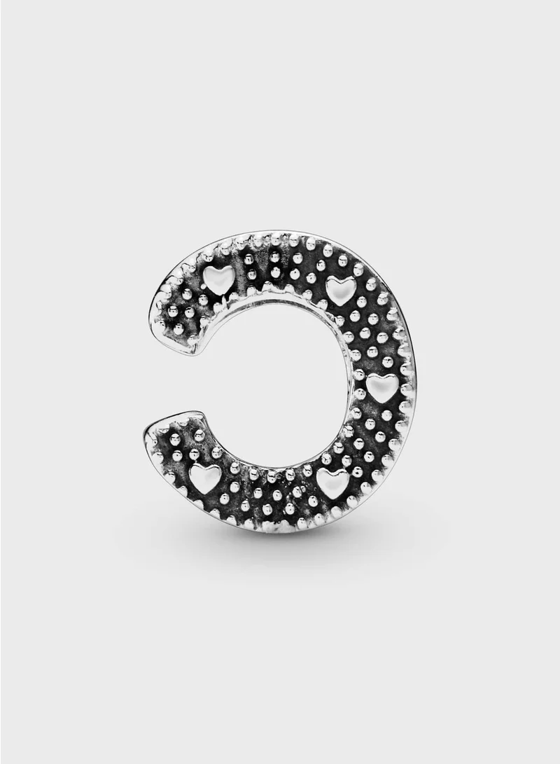 PANDORA Letter C Alphabet Charm
