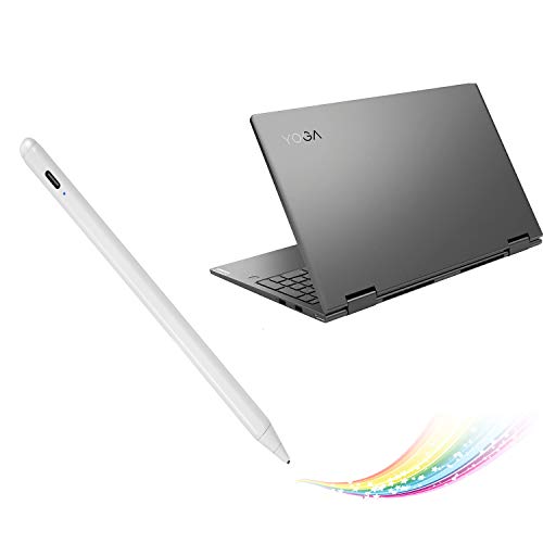 Bbata Stylus Pen for Lenovo Yoga C740/C940/ThinkPad, Active Digital Pencil Compatible with Lenovo Yoga C740/C940/ThinkPad Stylus Pen,Good for Sketching and Drawing Pens,White - Image 1