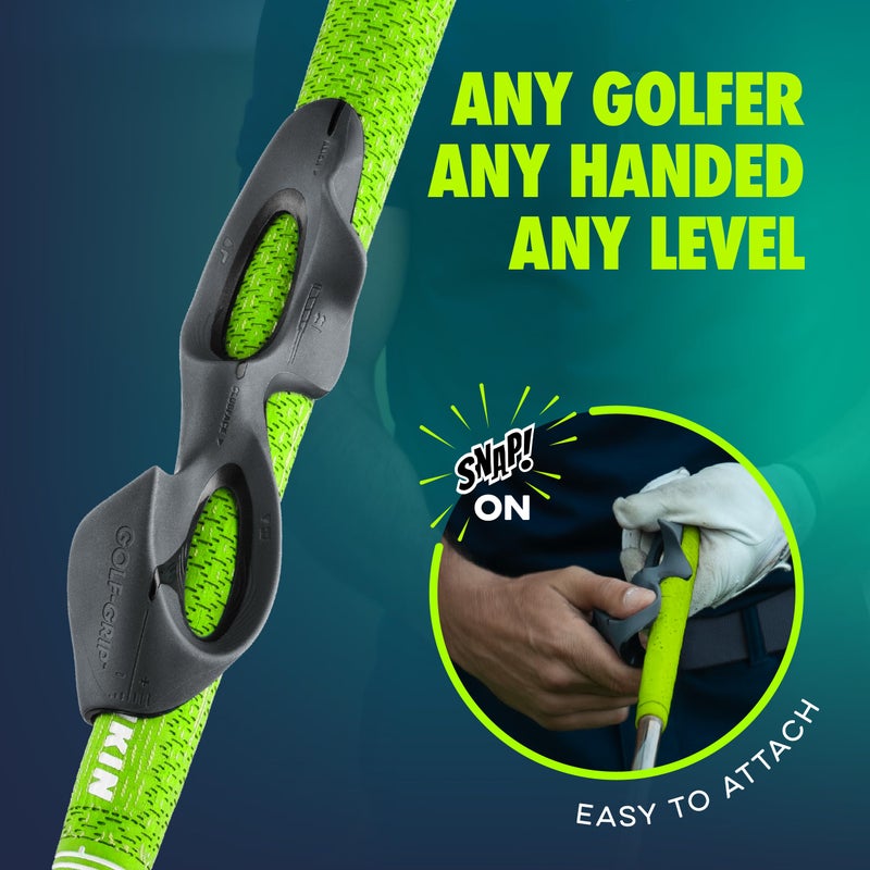 TREED GOLF-GRIPâ„¢ Golf Grip Trainer for Left & Right-Handed Golfers â€“ Snap-On Golf Training Aid for Proper Hand Position & Swing Technique â€“ Hit Straighter, Longer Shots & Fix Slices or Hooks - Image 3