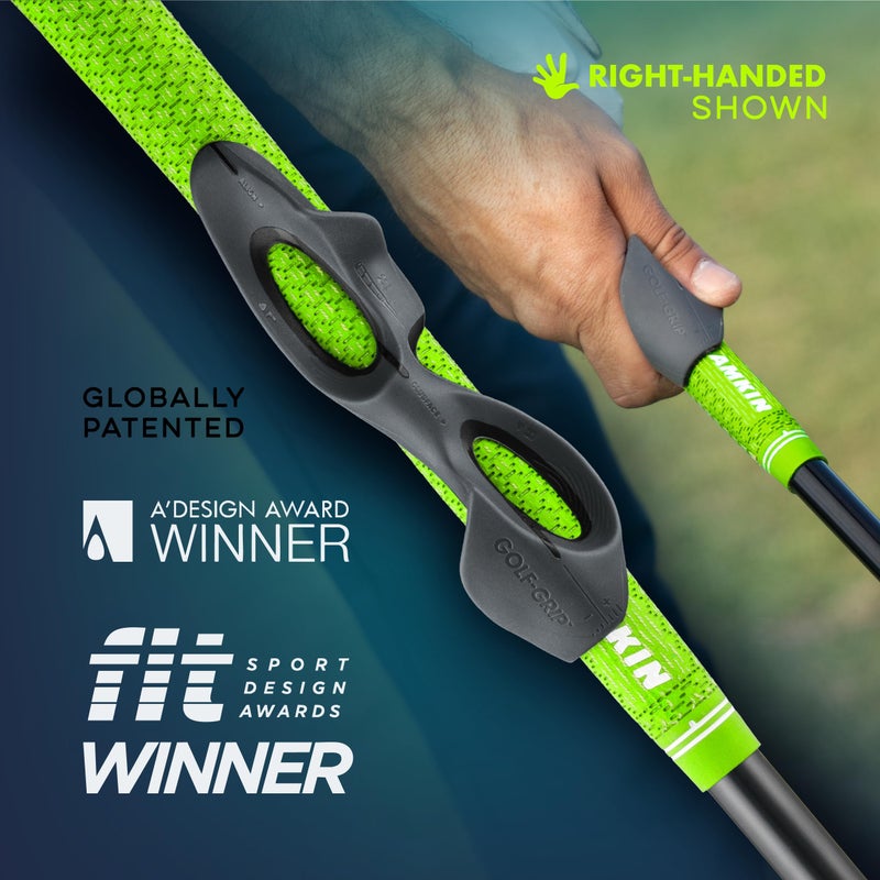 TREED GOLF-GRIPâ„¢ Golf Grip Trainer for Left & Right-Handed Golfers â€“ Snap-On Golf Training Aid for Proper Hand Position & Swing Technique â€“ Hit Straighter, Longer Shots & Fix Slices or Hooks - Image 2