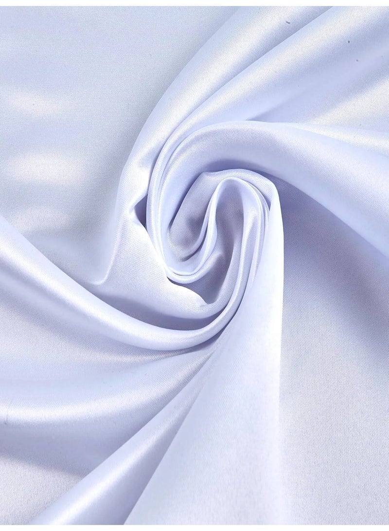 JewelOnPalette Bridal Duchess Satin Fabric, Peau de soie, Matt finish, 56 inch width, Cut By The Meter Yard, Heavy Quality for Gowns, Dresses and Formal Wear - Image 1