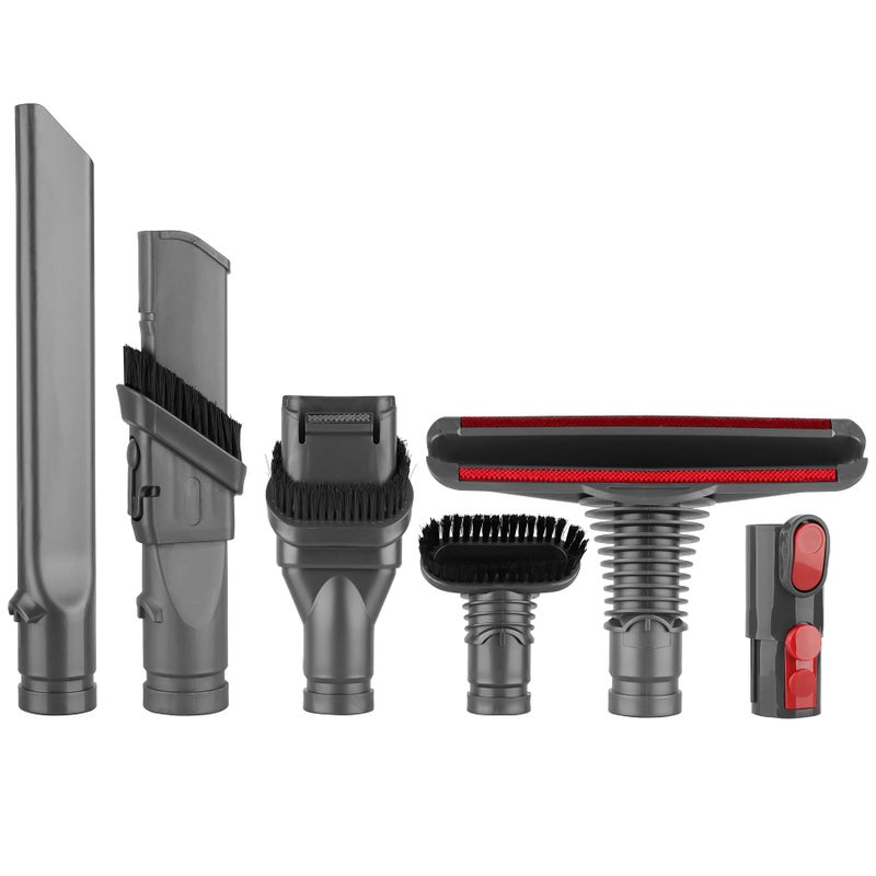 AINUO Accessories Kit Replacement for Dyson V8 V7 V6 V10 SV10 SV11 Vacuum Cleaner  Spare Parts Brushes Tools Attachments Set for Dyson V6 DC34 DC35 DC59 Cordless Hoover 6 in 1