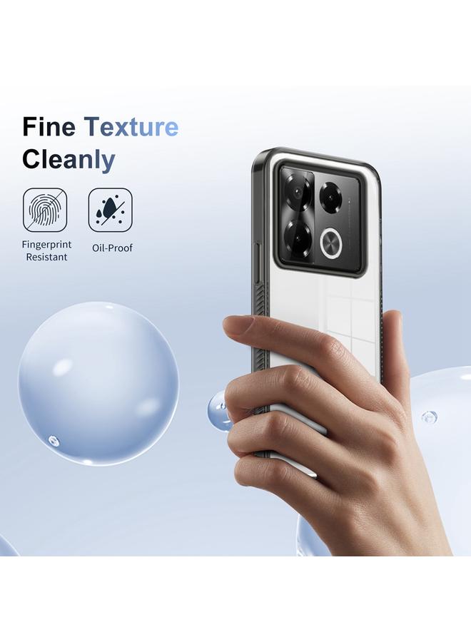 اس-توب جراب لهاتف Infinix Note 40، جراب هاتف هجين من مادة TPU من الأكريليك الشفاف المقاوم للانزلاق بسمك 2.5 مم - Image 5