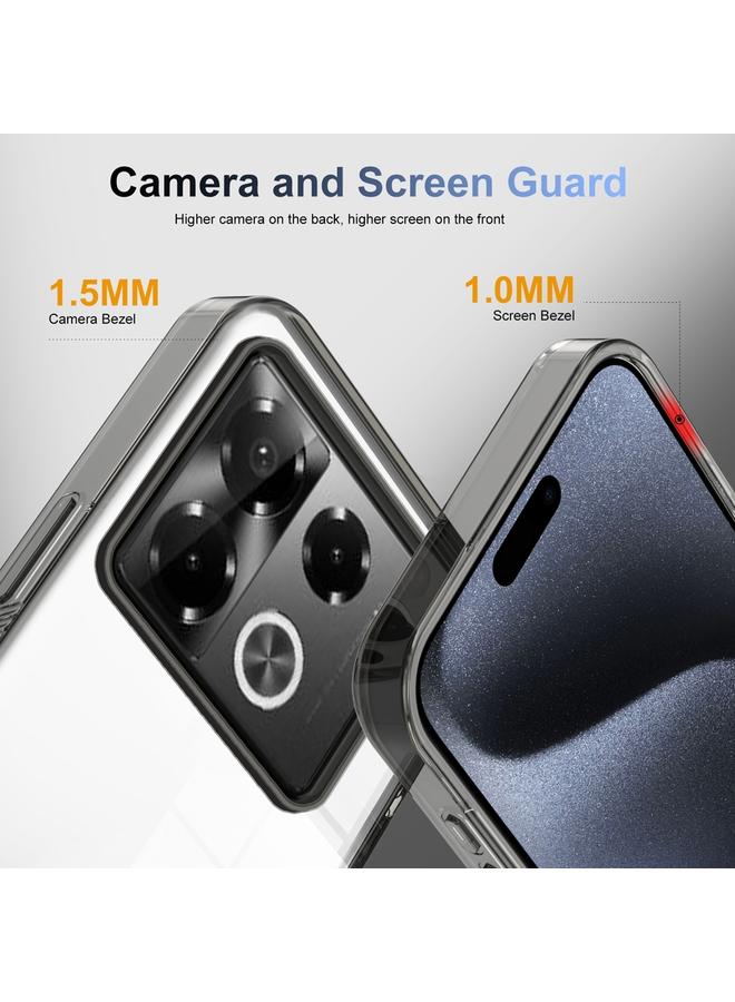 اس-توب جراب لهاتف Infinix Note 40، جراب هاتف هجين من مادة TPU من الأكريليك الشفاف المقاوم للانزلاق بسمك 2.5 مم - Image 2