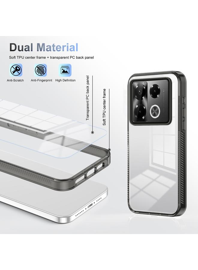 اس-توب جراب لهاتف Infinix Note 40، جراب هاتف هجين من مادة TPU من الأكريليك الشفاف المقاوم للانزلاق بسمك 2.5 مم - Image 3