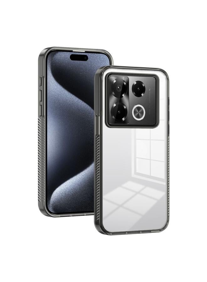 اس-توب جراب لهاتف Infinix Note 40، جراب هاتف هجين من مادة TPU من الأكريليك الشفاف المقاوم للانزلاق بسمك 2.5 مم - Image 1