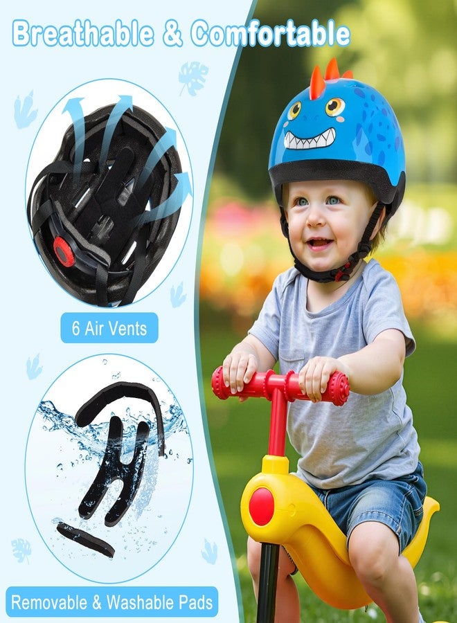 Lemmeko Toddler Bike Helmet, Baby Infant Bike Helmet for Toddlers Age 1-3, Adjustable Toddler Helmets for Scooter Cycling, Cute Kids Bicycle Helmets for Boys Girls - Image 5