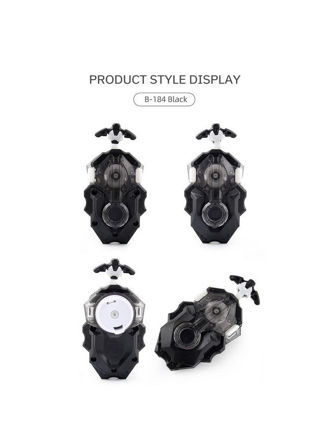 Esste Launcher and Grip, Battling Tops Burst B-184 Custom Bey Launcher LR Left Right Spin DB Layer System (Black Set) - Image 4