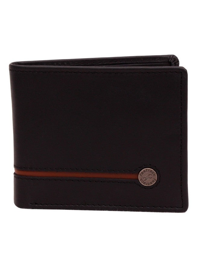 fastrack محفظة متعددة طي مزدوج جلدية أصلية للرجال من فاستراك (C0368Lbk02) - Image 1