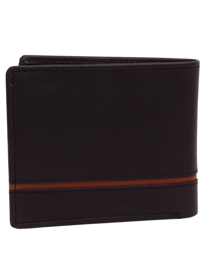 fastrack محفظة متعددة طي مزدوج جلدية أصلية للرجال من فاستراك (C0368Lbk02) - Image 3