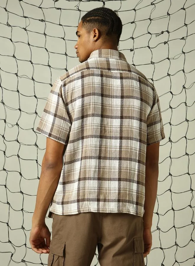 Hubberholme Men Multicolor Shirts - Oversized Fit with a Stylish Look