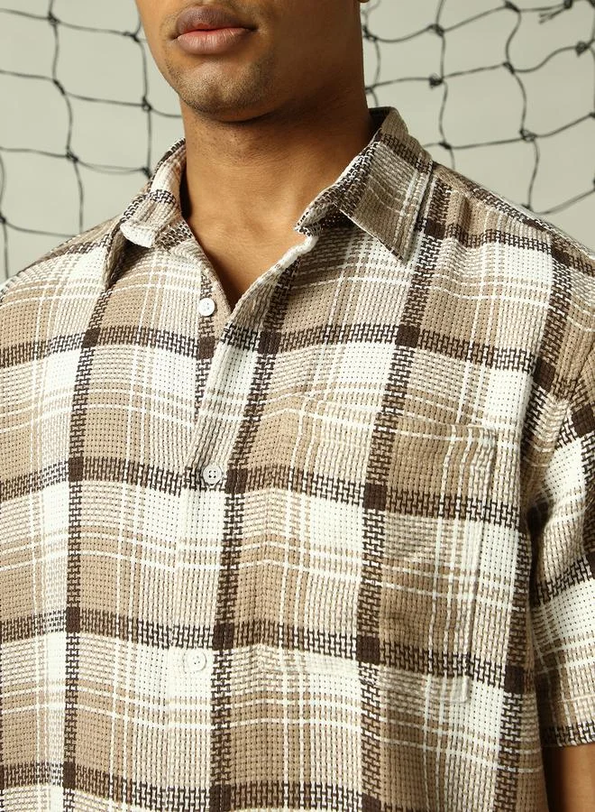 Hubberholme Men Multicolor Shirts - Oversized Fit with a Stylish Look