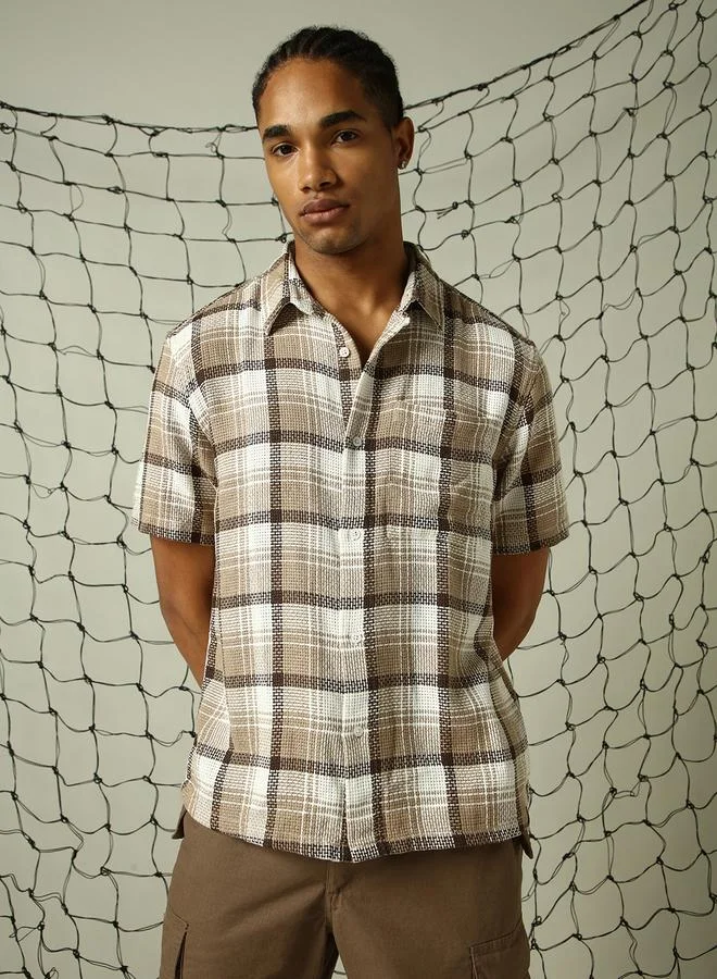 Hubberholme Multicolor Men Multicolor Shirts - Oversized Fit with a Stylish Look for Men | Best Price UAE