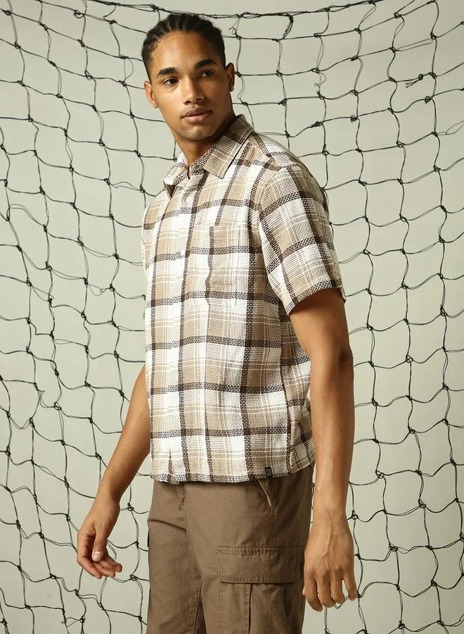 Hubberholme Men Multicolor Shirts - Oversized Fit with a Stylish Look