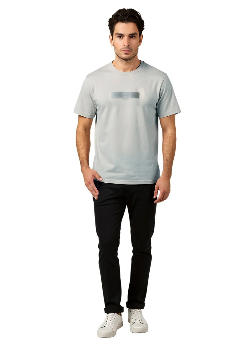 French Connection Tangle Rubber Print Logo Crew Neck T-Shirt