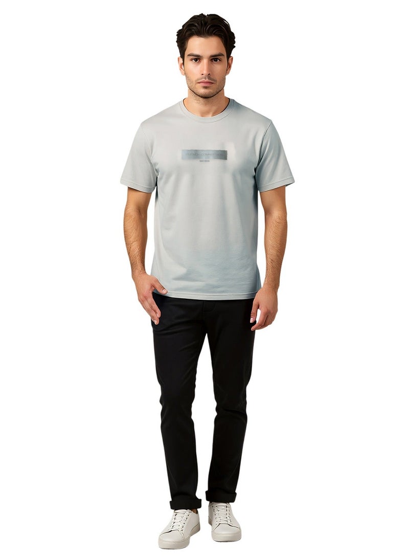 French Connection Tangle Rubber Print Logo Crew Neck T-Shirt - Image 3