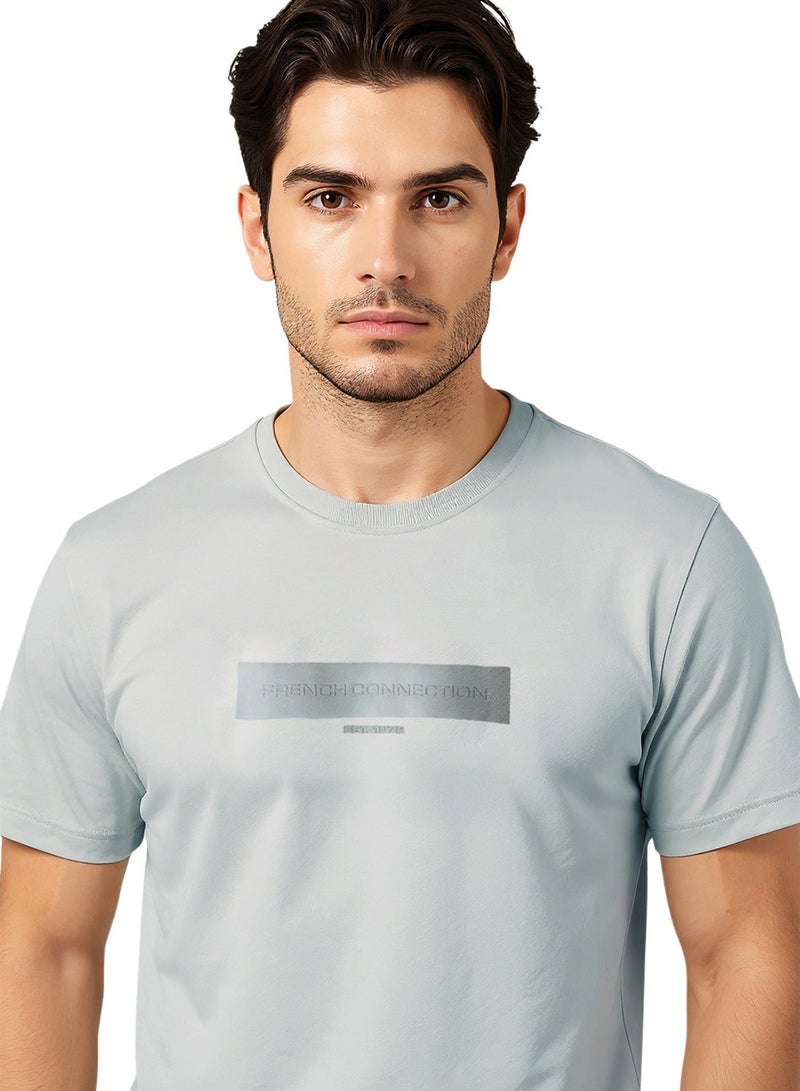 French Connection Tangle Rubber Print Logo Crew Neck T-Shirt - Image 1