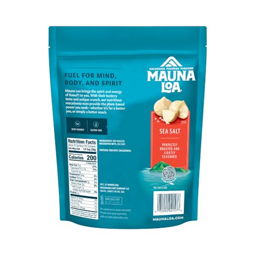 Mauna Loa Sea Salt Roasted Macadamia Nuts Premium Hawaiian Nuts 20oz Resealable Bag Keto Friendly Gluten Free Snack - Image 5