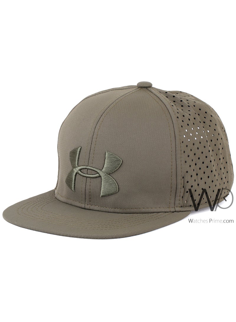 Armour Products Under Armour Snapback hip hop Cap Grey Color Cotton Hat For Men's - Image 1