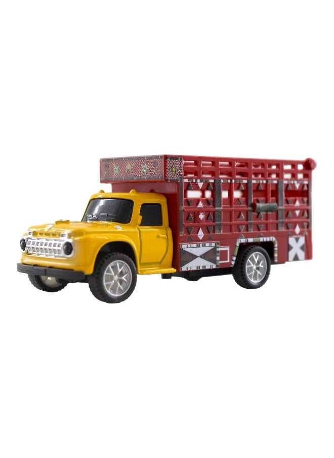 Rally Die Cast  Mini Pull Back Truck  Vehicle Model Toy Play Set for kids  - Image 2