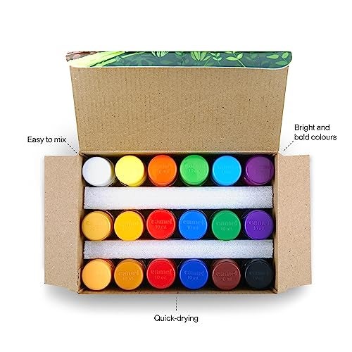 camel Camlin Kokuyo Student Poster Colour, 18 Shades (Multicolor) - Image 5