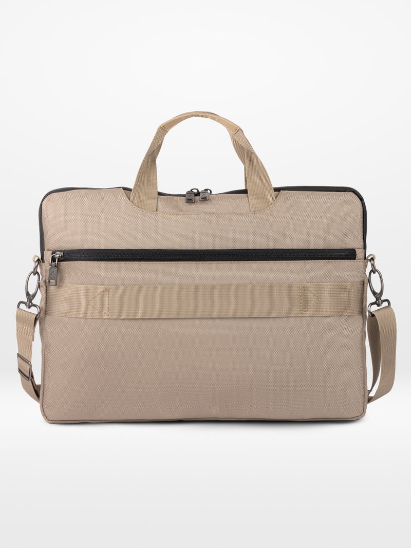 ORYX O-LapClassy Sleek Laptop Bag Minimalist Lightweight Work Bag Khaki - Image 2