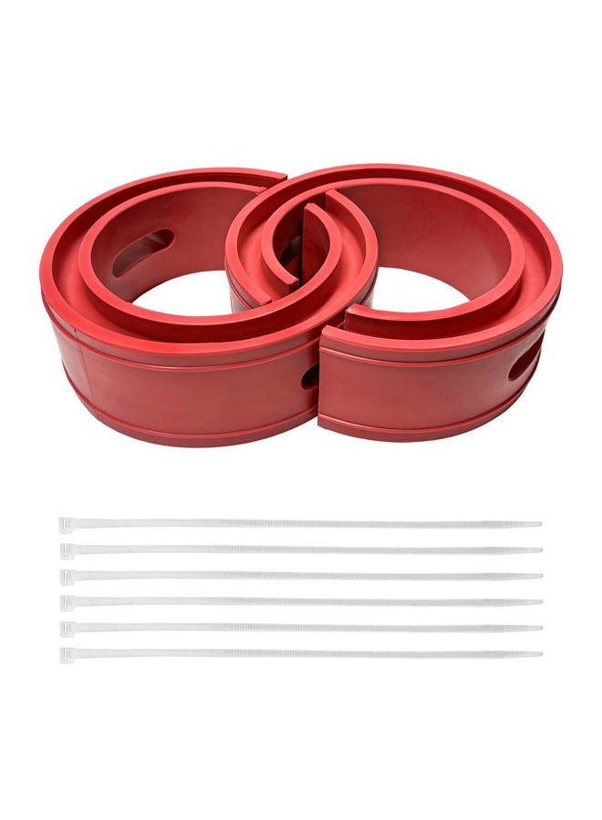MTRPS 2 PCS Rubber Coil Spring Spacer for Car, Heavy-Duty Front Rear Spacer Booster for 1.45"-1.65" Springs Spacing, Universal Coil Springs Lift Spacers for Enhancing Spring Rate - Image 1