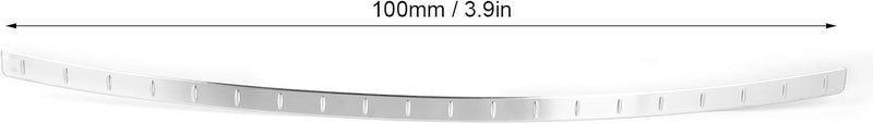 woobles Rear Sill Plate Guard Cover Trim, Rear Bumper Trunk Sill Plate Guard Stainless Steel Protector Fit for Harrier Venza XU80 2020 2021 (Silver Titanium) - Image 4