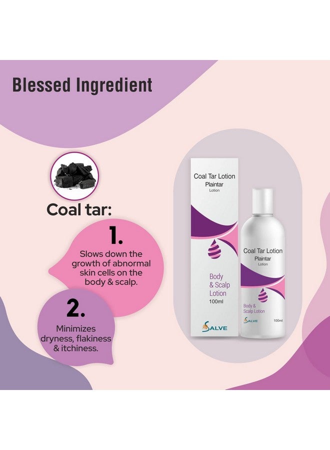 Salve Plaintar Coal Tar Leave-On Lotion | Quick Absorbing Formula Paraben & Adulterant Free (Pack Of 1) - Image 3
