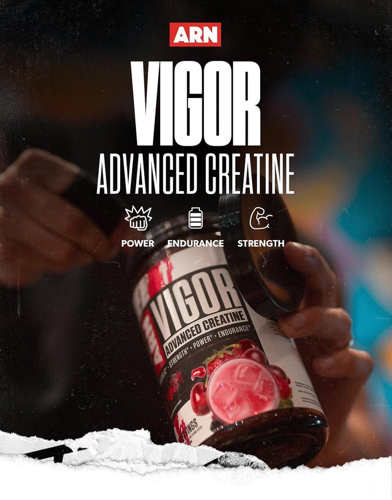 Arms Race Nutrition  ARN  Vigor Advanced Creatine Formula 30 Servings Punch - Image 2