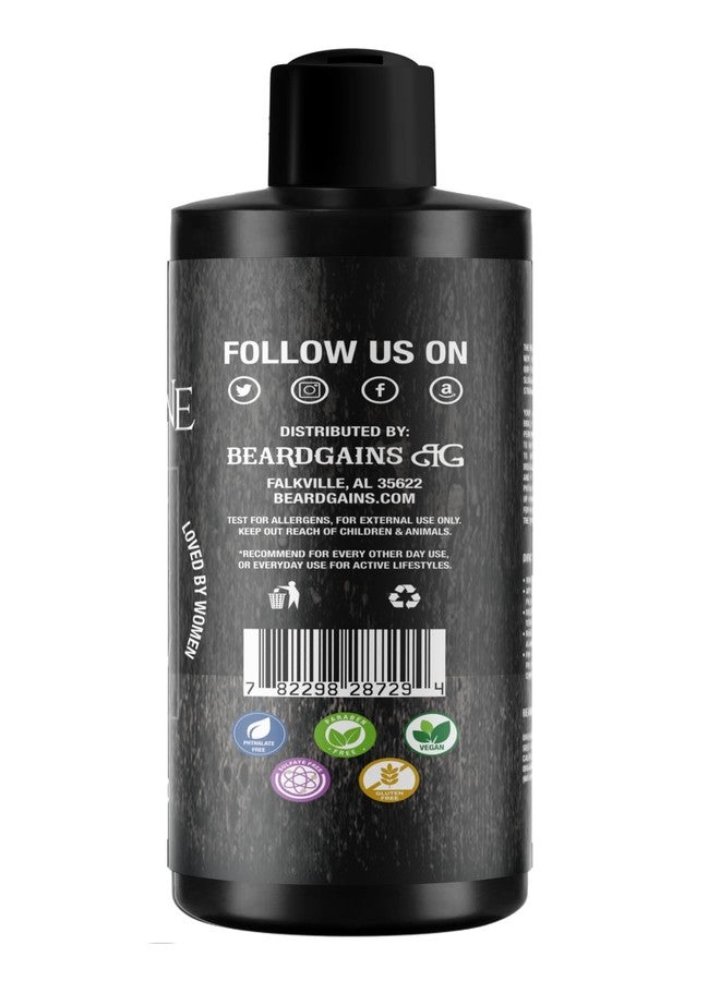 Beard Gains Pristine Scented Vegan Beard Shampoo made, 100% Organic and Paraben/Sulfate Free | Moisturize & Control Wild Facial Hairs & Promote Growth | MADE IN USA - Image 3