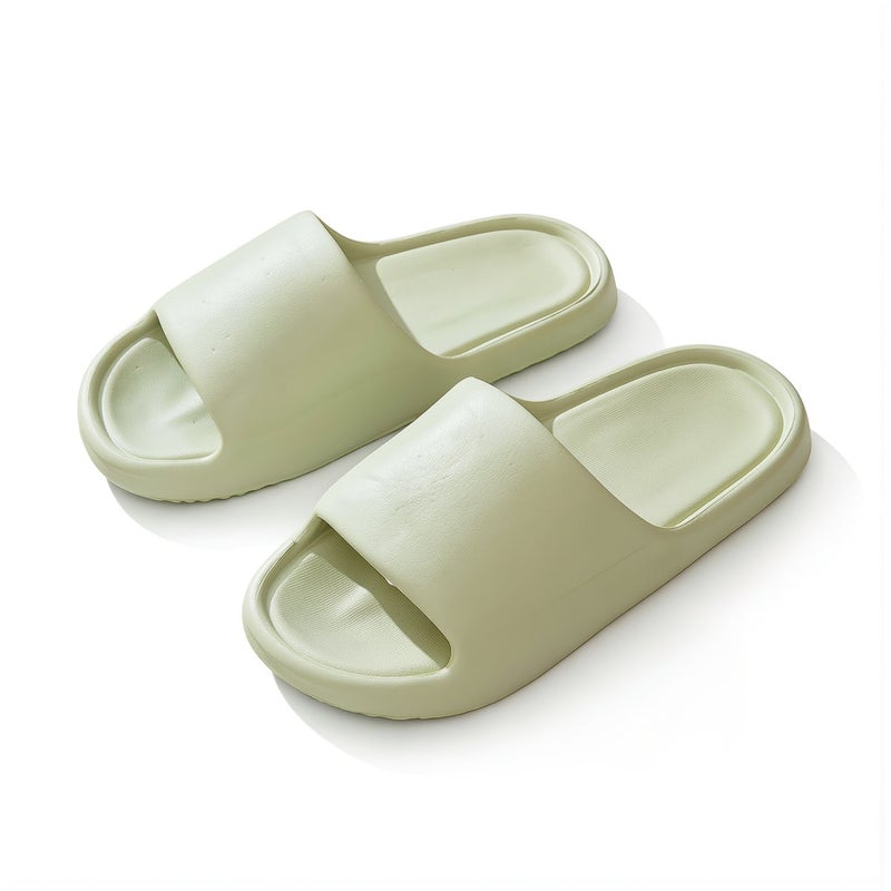 Universal Fit Multi Scenario Unisex Slippers For All Foot Types Size 36-37 Cream - Image 1